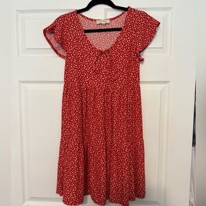 Flutter Sleeve Mini Dress Jessica Simpson